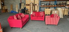 Piece red seater for sale  SHEFFIELD