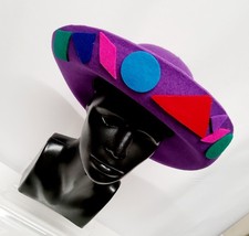 purple felt hat for sale  LARGS