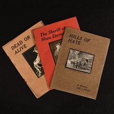 1921 3Vols Programmes for Three Lost American Silent Western Films Hills of H... comprar usado  Enviando para Brazil