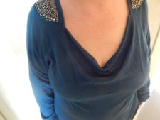 Pull femme bleu d'occasion  Saint-Aubert