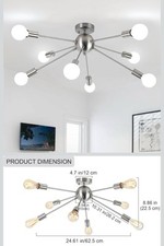Sputnik ceiling light for sale  PERSHORE