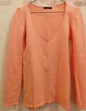 Pull saumon coton d'occasion  Bourg-de-Thizy