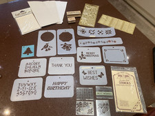 Stencil birthday christmas for sale  RICKMANSWORTH