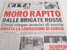 Giornali storici rapimento usato  Italia