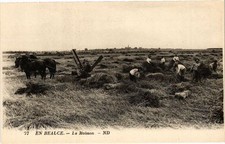 Cpa beauce moisson d'occasion  Expédié en France