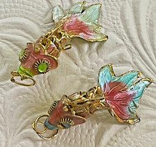 Vintage cloisonne koi for sale  Johnston