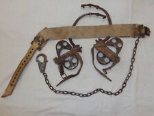 Antigo equipamento de escalada soviético PÓLO/ÁRVORE esporas/picos/gaffs/ganchos URSS comprar usado  Enviando para Brazil