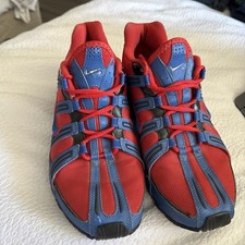 NikeiD Shox vermelho e azul 317649-992 tamanho 9 EUA, usado comprar usado  Enviando para Brazil
