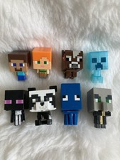Conjunto completo de 8 minifiguras Minecraft 2021 Mob Head Steve Panda Cow Alex comprar usado  Enviando para Brazil
