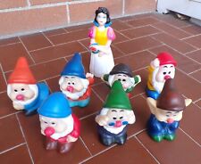 Pupazzi gomma biancaneve usato  Settimo Torinese