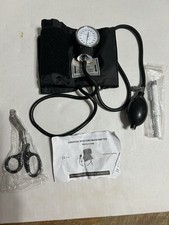 esfigmomanômetro aneróide medidor de pressão arterial manguito tesoura médica pino luz, usado comprar usado  Enviando para Brazil