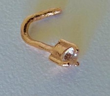585 nasenpiercing stecker gebraucht kaufen  Frankfurt am Main