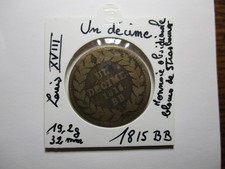 Decime 1815 .louis d'occasion  Lormes
