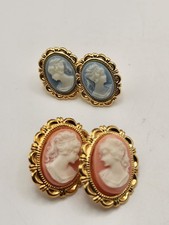 Vintage cameo earrings for sale  Madison