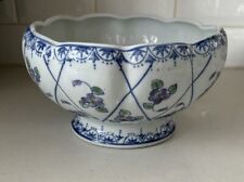 AAA Imports Decoware porcelana pé floral plantador borda recortada 8,75”x 4,75” comprar usado  Enviando para Brazil