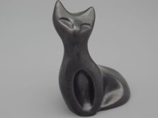 Chat gris céramique d'occasion  Brienne-le-Château