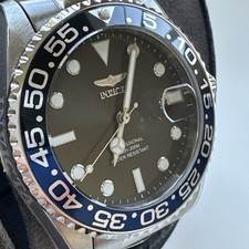 Invicta 38mm Unissex Pro Diver SS Estojo Moldura Batman Mostrador Preto Relógio Pulseira SS!, usado comprar usado  Enviando para Brazil