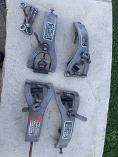 4 braçadeiras de alumínio vintage para rack de carro Ohio Canoe Adventures Hardware comprar usado  Enviando para Brazil