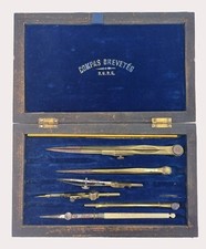 Coffret compas xixème d'occasion  Montélimar