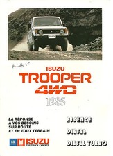 Depliant publicitaire isuzu d'occasion  Nîmes