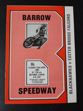 Speedway programme barrow for sale  BROXBURN