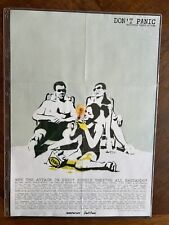 Banksy. panic poster for sale  BRISTOL