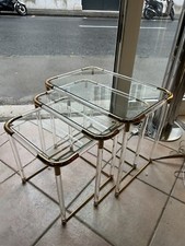 Tavolini impilabili 70s usato  Trieste