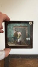 Painted glass plate d'occasion  Expédié en Belgium