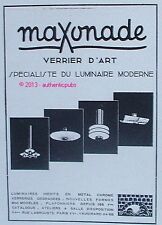 Publicite maxonade verrier d'occasion  Cires-lès-Mello