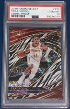 2019 Select Zebra Prizm Courtside #237 Trae Young PSA 10 low pop 6 Case Hit comprar usado  Enviando para Brazil