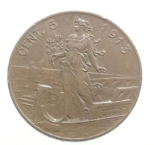 Centesimi prora 1913 usato Centesimi prora 1913 usato  Italia