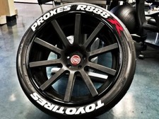 Adesivo adesivo permanente compatível com Toyo R888R 15"-22" pneu letras decalque 25mm comprar usado  Enviando para Brazil
