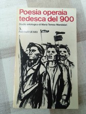 Poesia operaia tedesca usato  Dorio