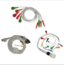 Cabo ECG 5 cabos/10 cabos para suporte CONTEC TLC9803 TLC5000 TLC6000 ECG comprar usado  Enviando para Brazil