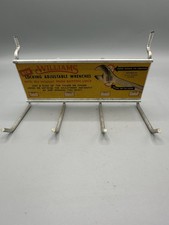 Chaves ajustáveis vintage Williams placa de metal rack de exibição loja de ferragens comprar usado  Enviando para Brazil