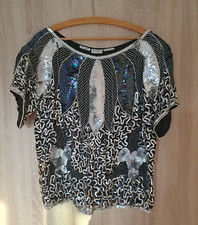 Pailetten damen bluse gebraucht kaufen  Dorsten
