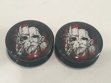 Par de tampões de ouvido Freddy Vs Jason horror Halloween maca túnel de carne 6-30mm comprar usado  Enviando para Brazil