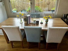Seater oak dining for sale  LONDON