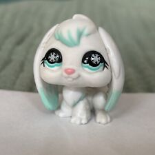 Littlest Pet Shop LPS #685 Snow Bunny Rabbit Hasbro Figura Ojos de Copo de Nieve segunda mano  Embacar hacia Argentina