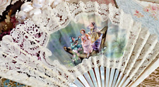 Ancien éventail dentelle d'occasion  Saâcy-sur-Marne