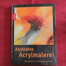 Abstrakte acrylmalerei pigment gebraucht kaufen  Emsdetten