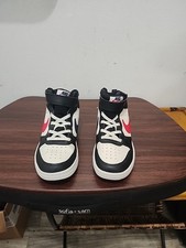 Tênis de basquete Nike Court Borough médio 2 crianças grandes tamanho 1Y DO5889-161 novo comprar usado  Enviando para Brazil