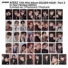 ATEEZ Golden Hour Part.3 In Your Fantasy Edition versão limitada Cartão fotográfico oficial comprar usado  Enviando para Brazil