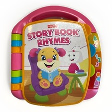 Livro de histórias Fisher-Price rir e aprender rimas com luzes e sons filhote rosa comprar usado  Enviando para Brazil