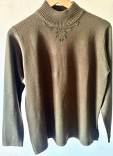 Pull laine kaki d'occasion  Toulouse-