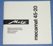 Metz bedienungsanleitung mecam gebraucht kaufen  Bederkesa