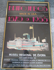 1985 MADE IN USA Brinquedos 1870 o 1955 Pôster Museu Regional De Évora 24 x 16" comprar usado  Enviando para Brazil