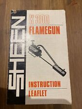 X300 flamegun instruction for sale  STEVENAGE