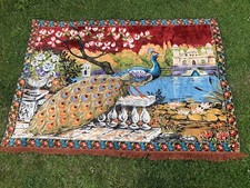 Vintage peacock velvet for sale  Waverly