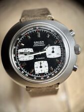 Gruen precision chronograph usato  Roma
